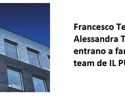 Francesco Tedone e Alessandra Tacchini entrano a far parte del team de IL PUNTO