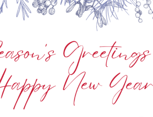 Season’s Greetings and Happy New Year!